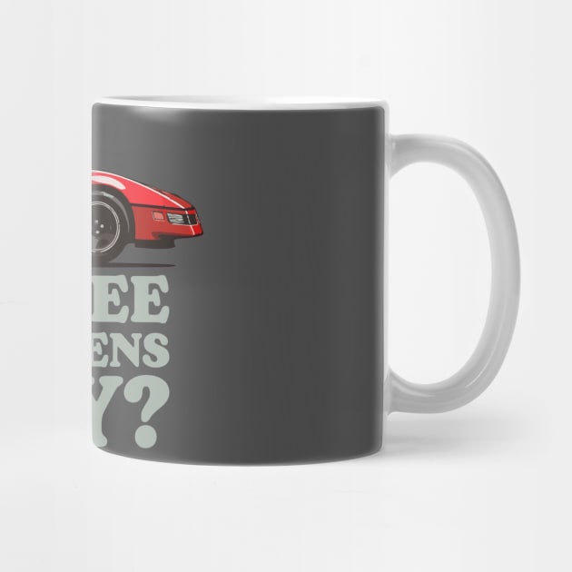 Do You See What Happens Larry Sellers Chevrolet Corvette C4 Dude Lebowski by GIANTSTEPDESIGN